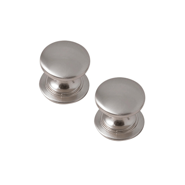 Satin Chrome Windsor Knob Handle (Pack of 2)