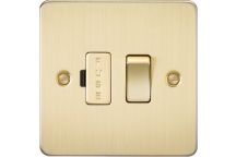 Fused Spur Isolation Switch - (Brushed Brass)