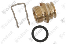 Vaillant - Nipple, G3/4 Brass, Hw