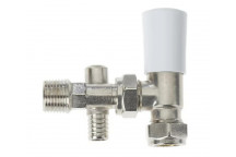 Drayton - Lockshield - 15mm Angled (with Drain Off)