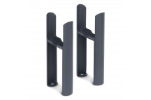 3 Column - Radiator Feet in Anthracite (Pair)