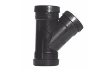 Pushfit Soil - Black - 110mm - Triple Socket Branch 135\'