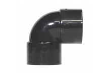 40mm Knuckle 90\' Bend Black