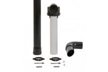 Plume Kit For Telescopic Flue (Inc. 1M Extension & Brackets)