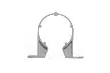 40mm Pipe Support Bracket White