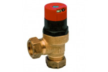 Honeywell - Auto By Pass Valve - 22mm (Angled)