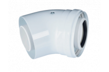 Biasi - Elbow 45 - 60/100mm HE
