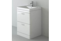 Apollo - Floor Standing Unit & Basin - White - 600