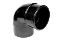 Rainwater - Downpipe - Black - 68mm - Offset Bend 92.5\'