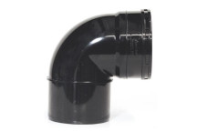 Solvent Soil - Black - 110mm - Knuckle Bend Spigot 90\'