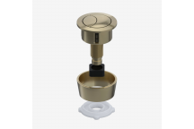 Viva - Universal Flush Button (Brushed Brass)