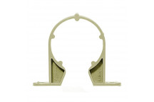 40mm Pipe Support Bracket Grey