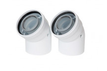 135Â° Flue Bend Inc. Fixing Screws (Pair)