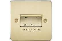 Fan Isolator Switch - (Brushed Brass)