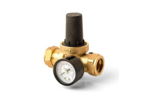 Intatec - Pressure Reducing Valve 15mm (With Gauge)