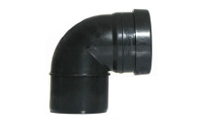 Pushfit Soil - Black - 110mm - Bend 90 Spigot