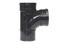 Solvent Soil - Black - 110m - Tee Spigot