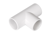 Overflow Pipe - Tee - White