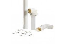 Plume Kit For Telescopic Flue (Inc. 1M Extension & Brackets)