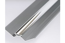 Shower Panel - Internal Corner 10mm (Silver)