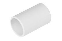 Overflow Pipe - Straight Connector - White