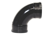 Solvent Soil - Black - 110mm - Bend 90 Swept