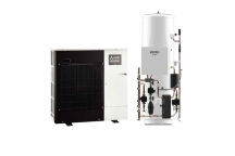 Mitsubishi R32 - 5kw Mono Heat Pump & FTC7 150L Pre Plumbed Slim Cylin