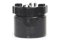 Black - 110mm - Access Plug with Screw Cap