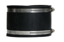 Rubber Flexible Adaptor - Soil Coupling - 4\"