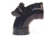 Solvent Soil - Black - 110mm - Access Bend