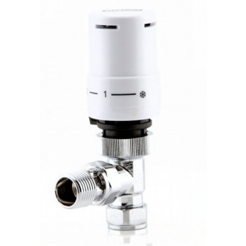 Thermostatic Radiator Valve - Angle - 15mm 1/2\"