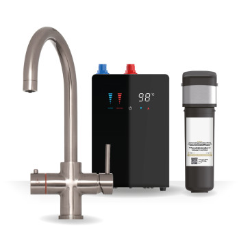 Brew Master - Hot Water Tap - 4-1 (Nickel) Digital Kit & Filt