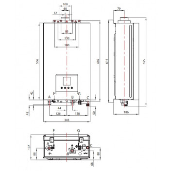 Biasi - Water Heater - Multipoint 30kW - 16S (NG)  inc flue