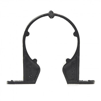 32mm Pipe Support Bracket Black