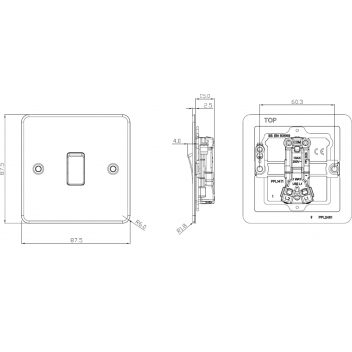 Switch (Brushed Brass)