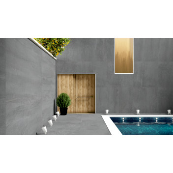 Porcelain Interior Slab - Cemento Grey - 1200X1200