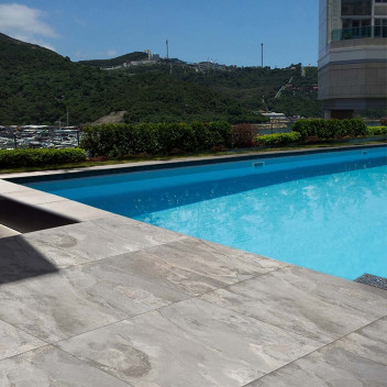 Porcelain Exterior Slab - Beside Grey - 600X900