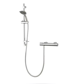 Aqualisa - AQ Thermostatic Shower - Round Bar Valve - Chrome LP/HP