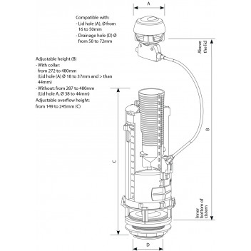 Siamp - Optima 50 - Flush Valve