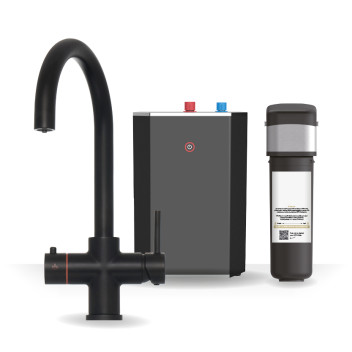 Brew Master - Hot Water Tap - 3-1 (Matt Black) Standard Kit & Filter