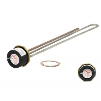 Telsa - Immersion Heater - Incoloy - 27\" (with Copper Pocket)