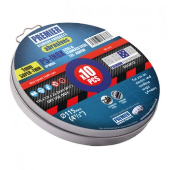 P5-Inox - Abrasive Disc 4.5Ë (Tin of 10)