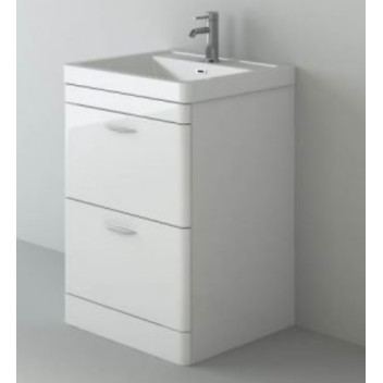 Apollo - Floor Standing Unit & Basin - White - 500