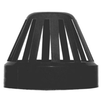 Solvent Soil - Black - 110mm - Cowl Vent