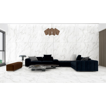 Porcelain Interior Slab - Lava Statuario Matt - 800X3200