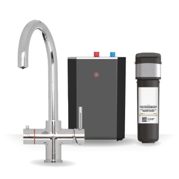 Brew Master - Hot Water Tap - 3-1 (Chrome) Digital Kit & Filt