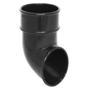 Rainwater - Downpipe - Black - 68mm - Shoe