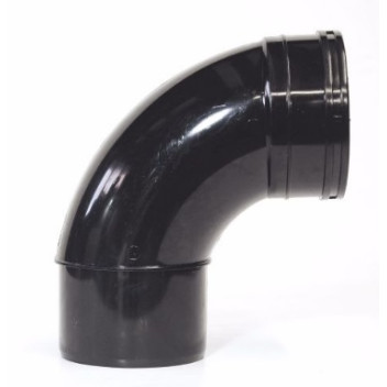 Solvent Soil - Black - 110mm - Bend 90 Spigot