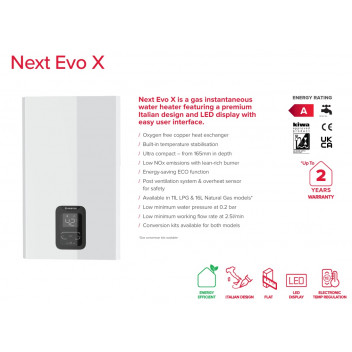 Ariston - Water Heater - Next Evo X - 16 (NG)