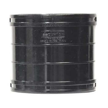 Solvent Soil - Black - 110mm - Straight Coupling